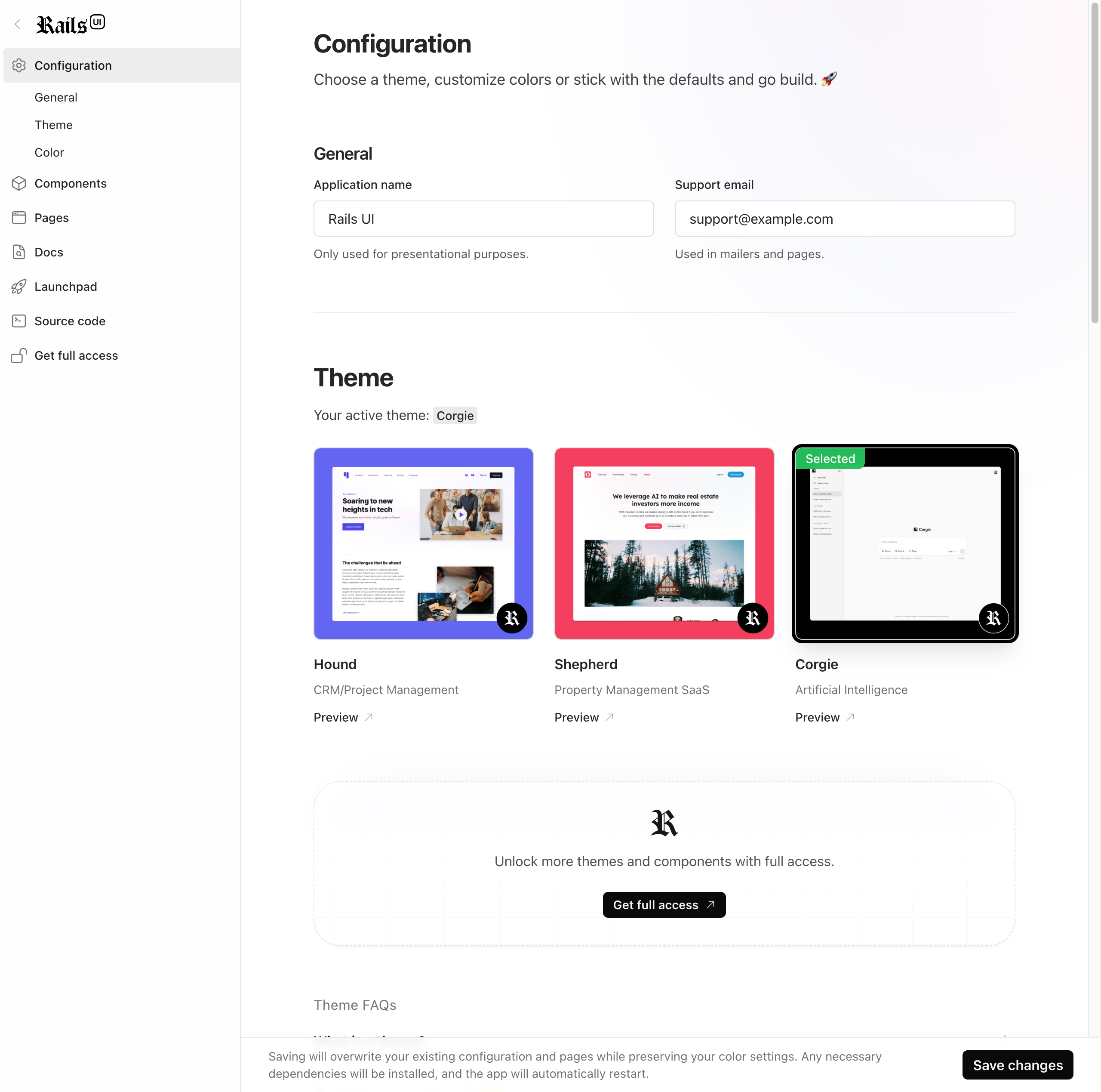 Rails UI Configuration